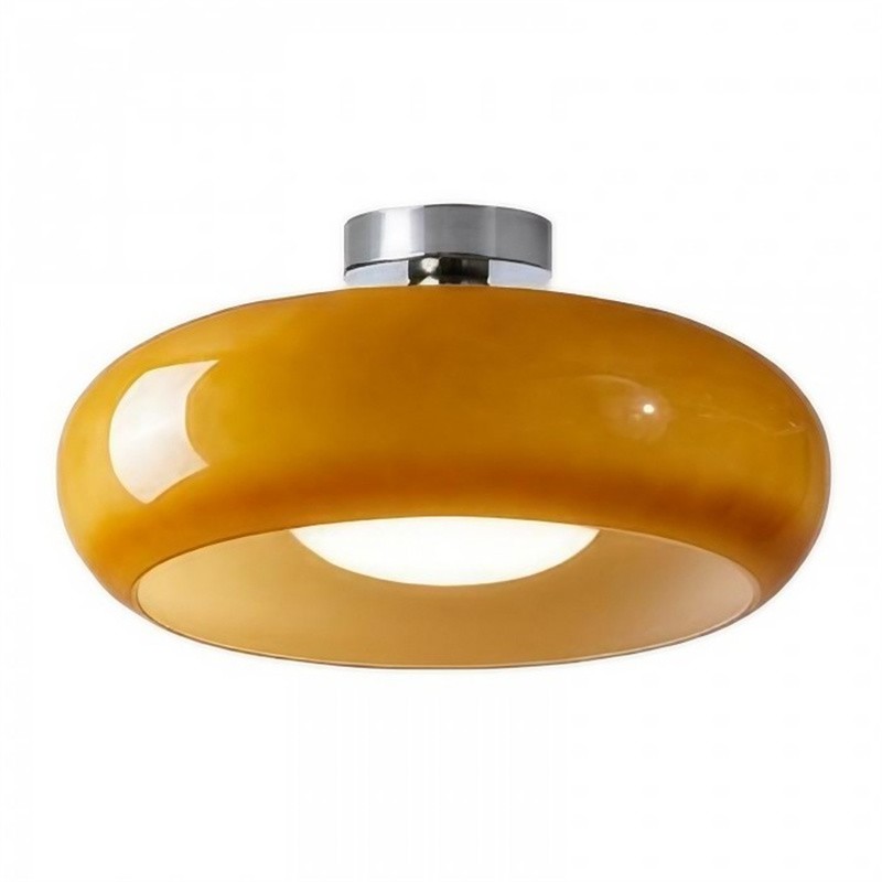 Art Deco Bauhaus Glass Disc Ceiling Light S152