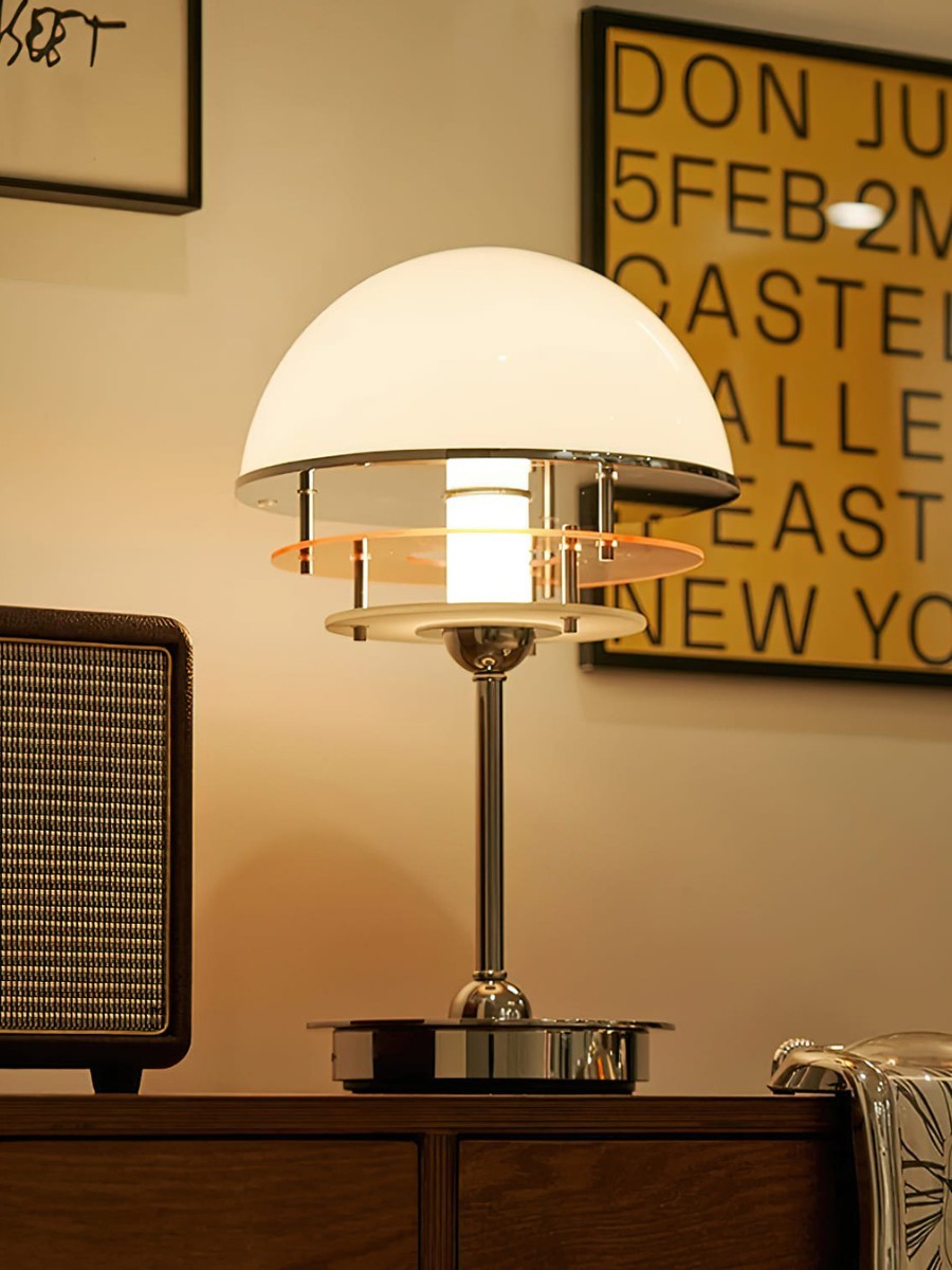 Bauhaus Vintage Style Acrylic Sunset Table Lamp G79