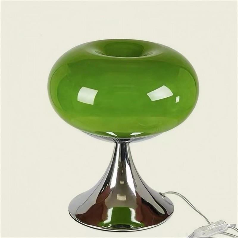 Bauhaus Apple Shaped Glass Led Table Lamp S137