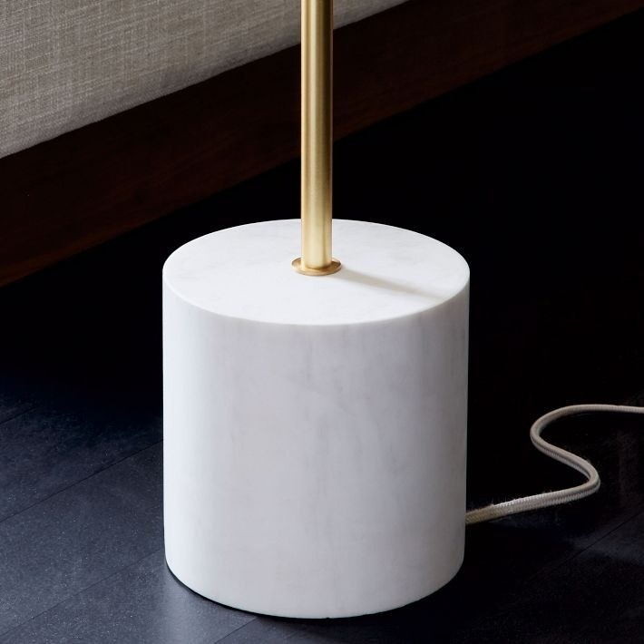 Brina Glass Multi-Light Floor Lamp - Modern Standing Light with Elegance T255
