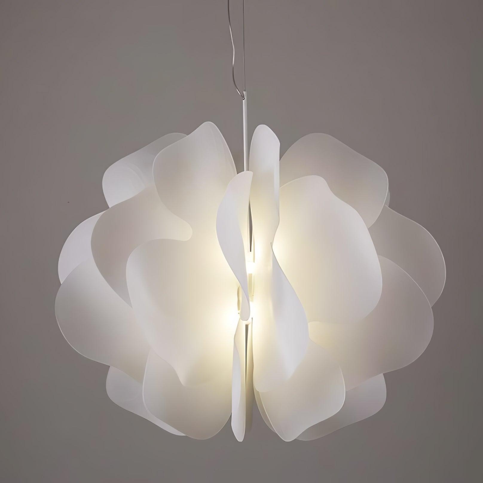Modern Plastic Flower Design Pendant Lamp M43