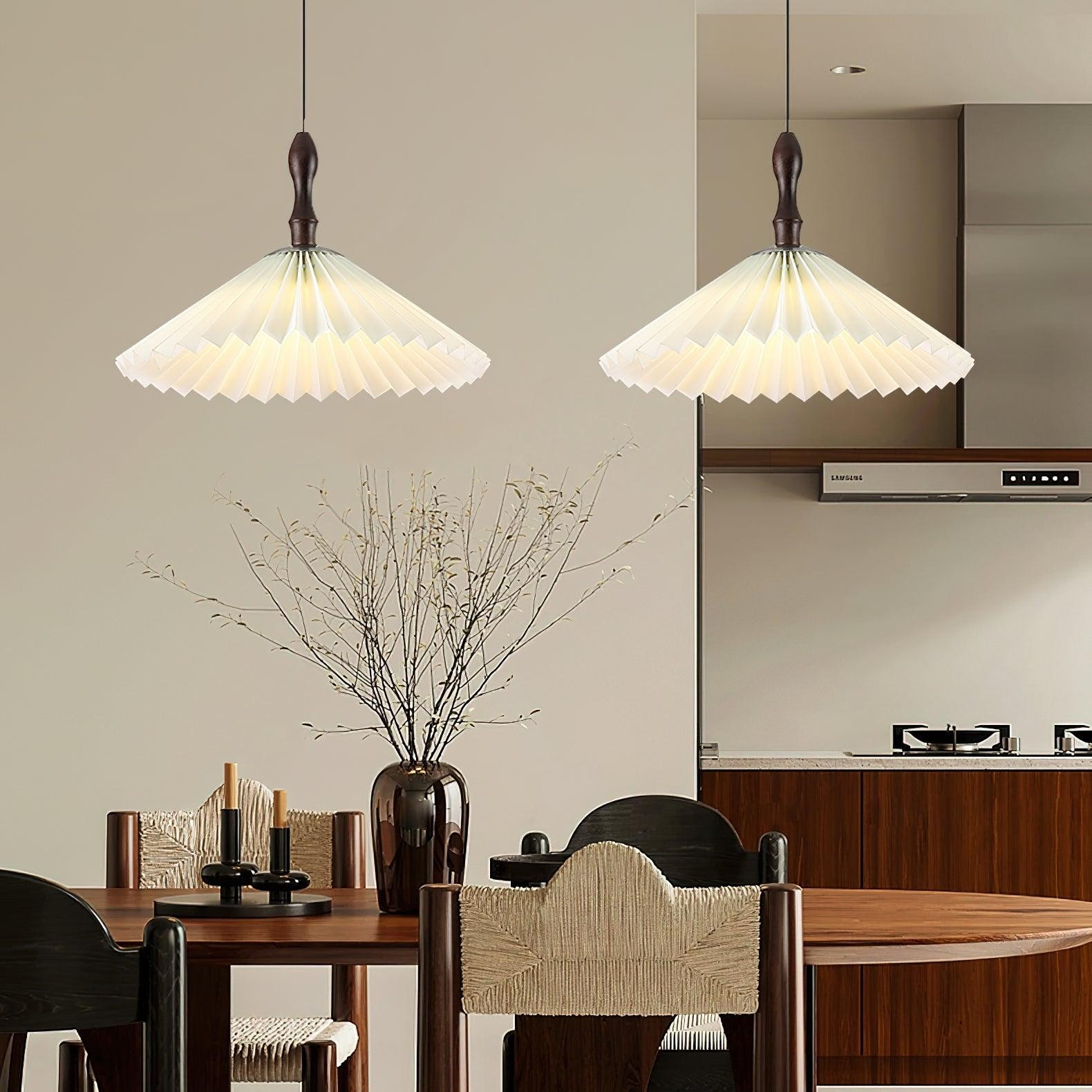 Simple White Flower Paper Pendant Lamp M67