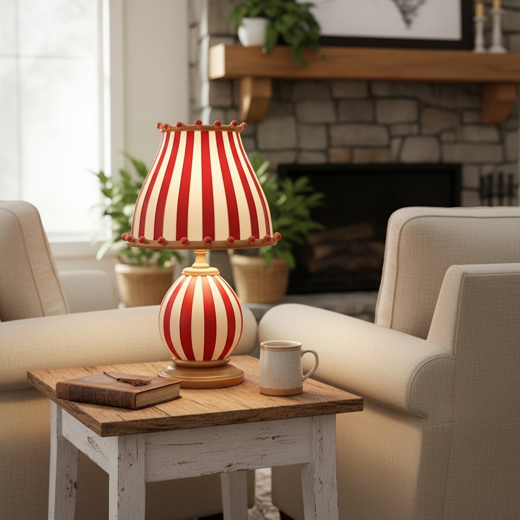 Festilo Playful Sculptural Table Lamp with Dome Shade - Modern Accent Design for Living Room T539