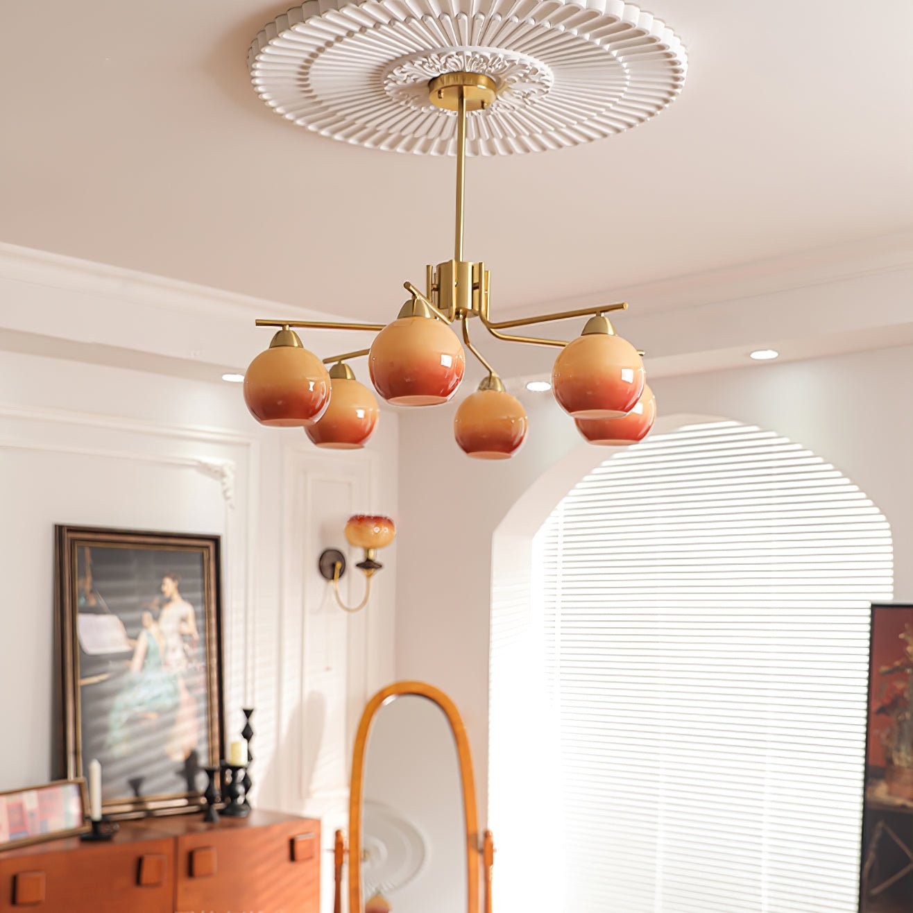 Creative Caramel Spherical Pendant Lamp M569