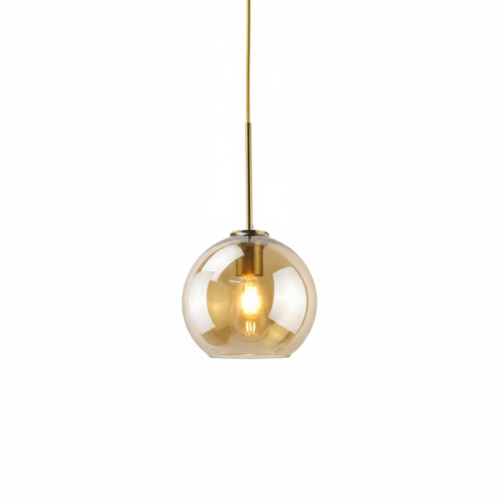 Solara Nordic Spherical Glass Pendant Light D943