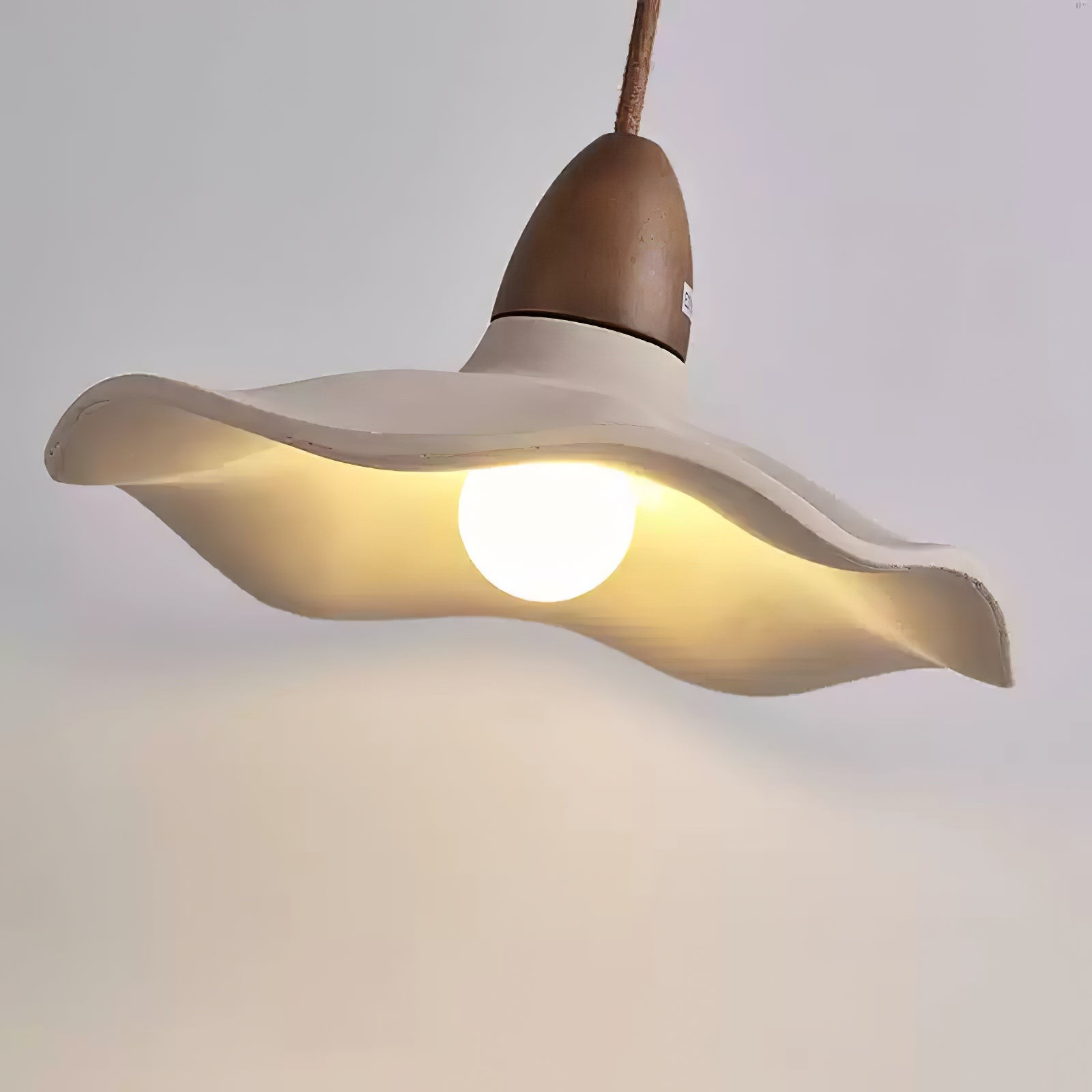 Japanese Wabi-Sabi Style Cement Wave Pendant Lamp M80