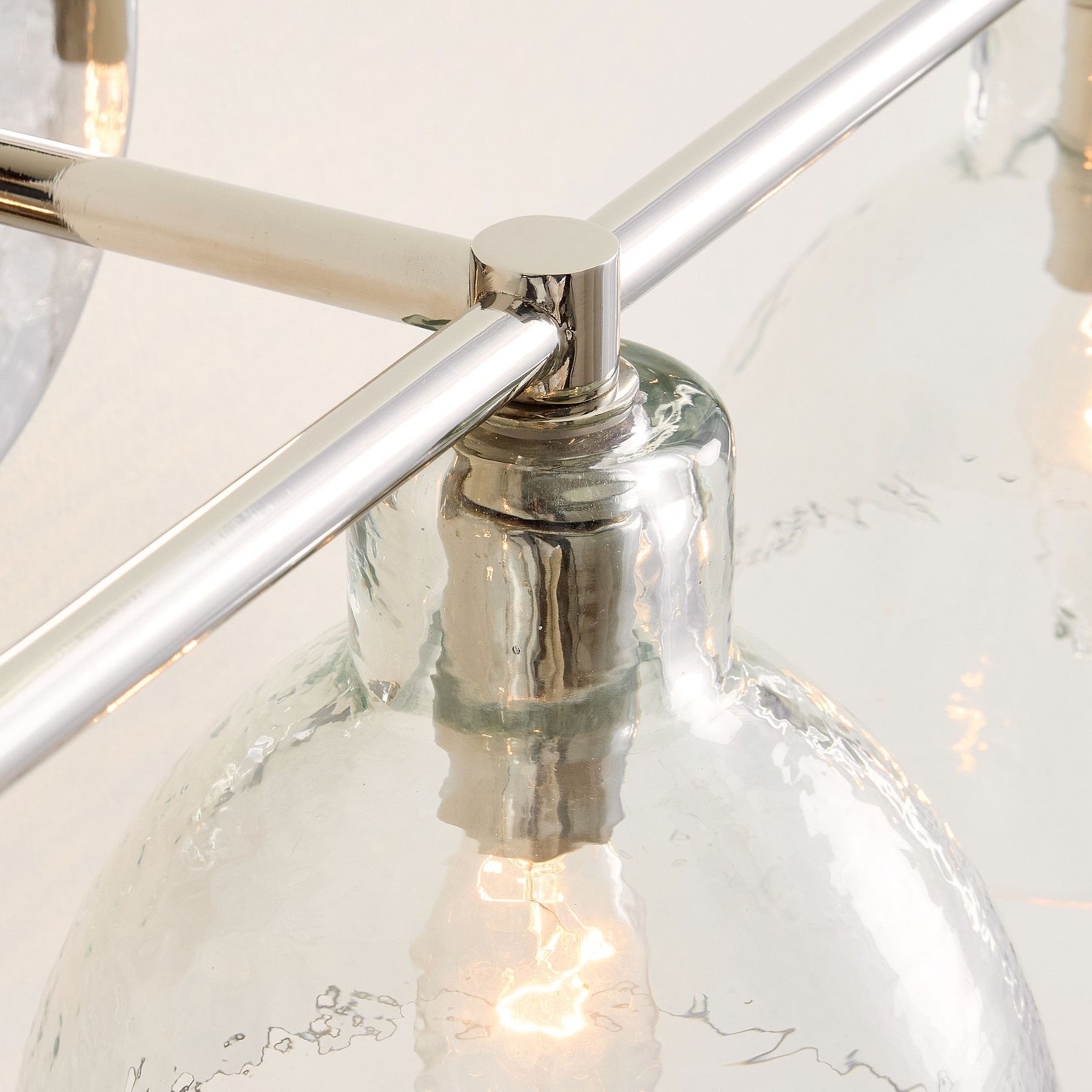 Glavira Recycled Glass Double Sconce - Indoor Brass Wall Lighting T049