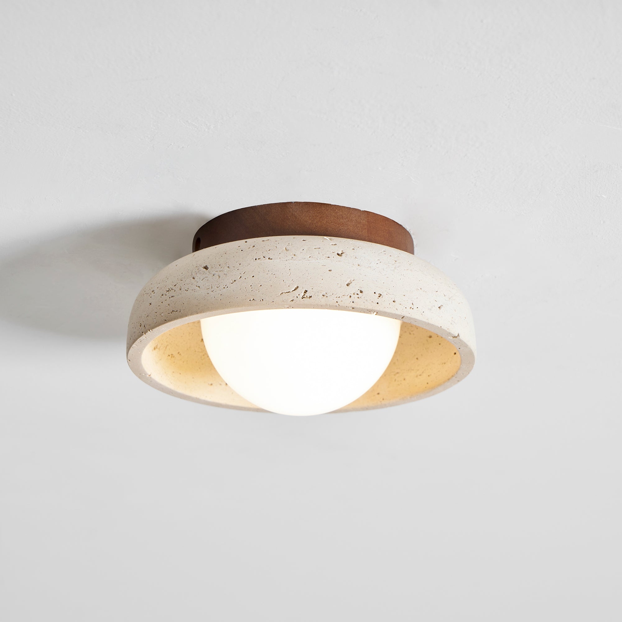 Piedra Travertine Ceiling Lamp D682
