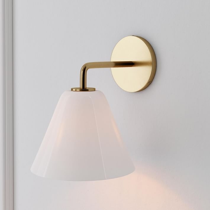 Conica Cone Wall Sconce - 1, 2, 3-Light Modern Glass Lighting T235