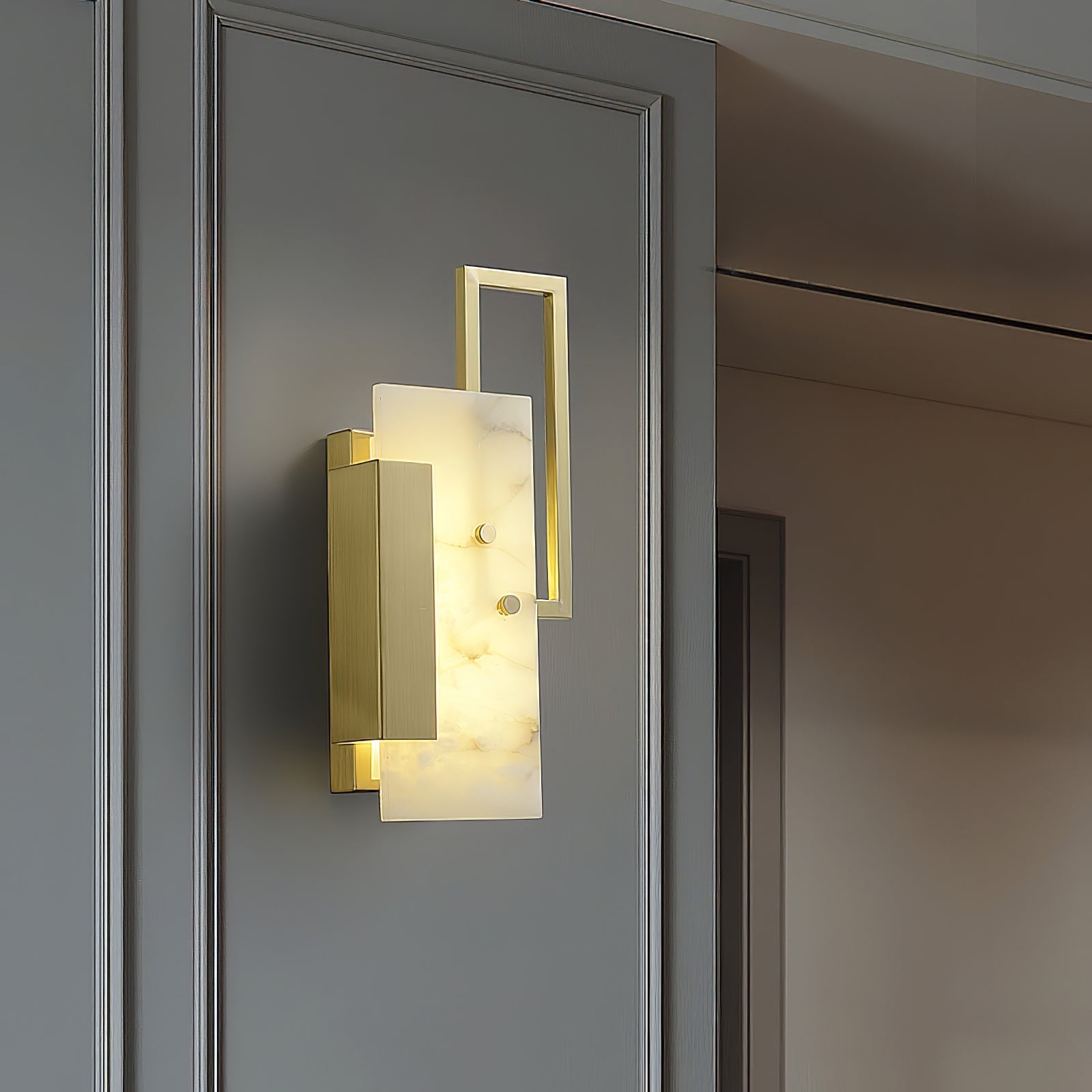 Althea Alabaster Wall Sconce D396