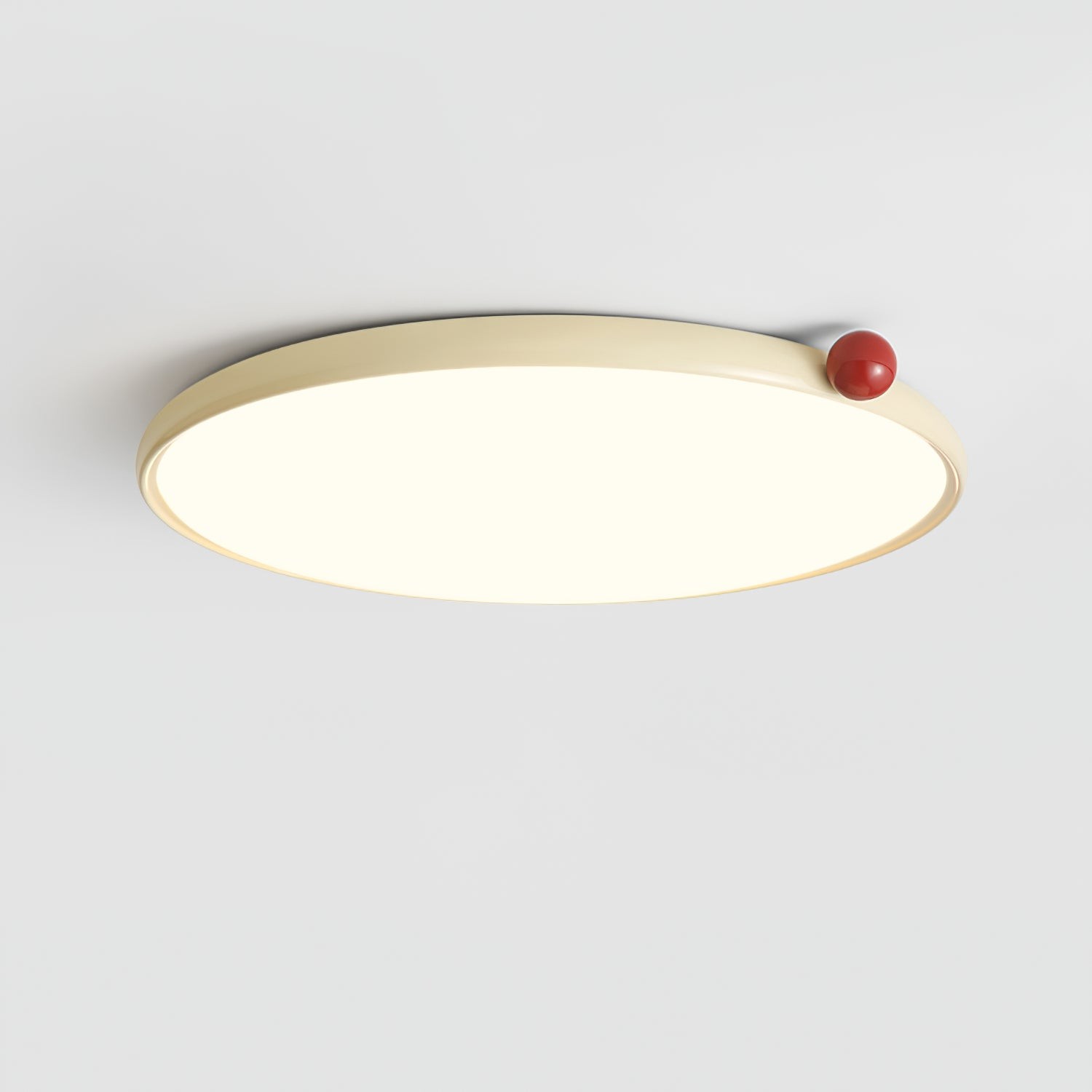 Minimalist Disc Cream Style Ultra-thin Ceiling Lamp M543