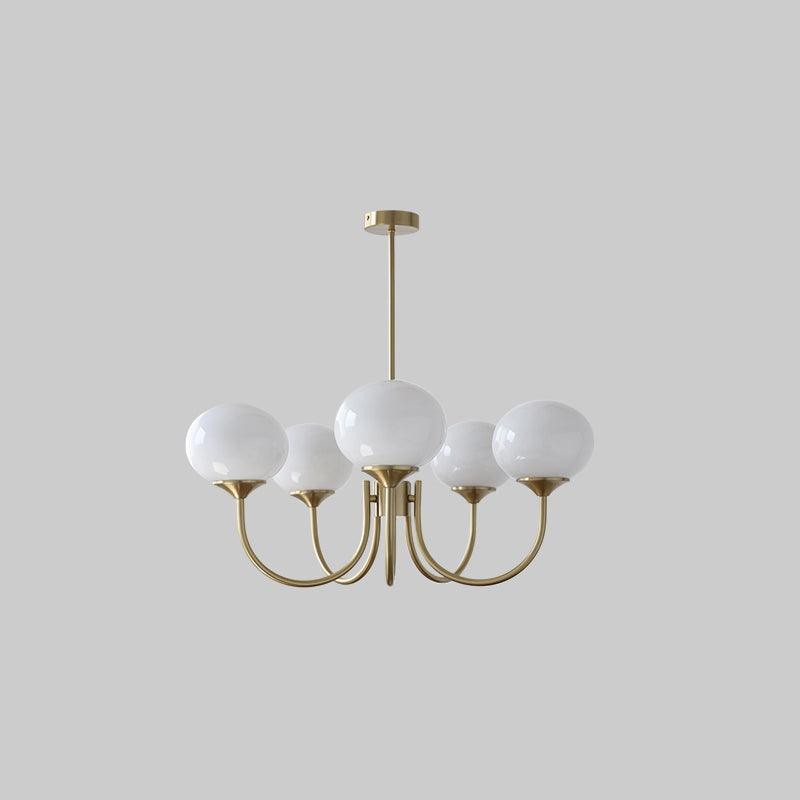 Nordic Bauhaus Glass Marshmallow Chandelier S168