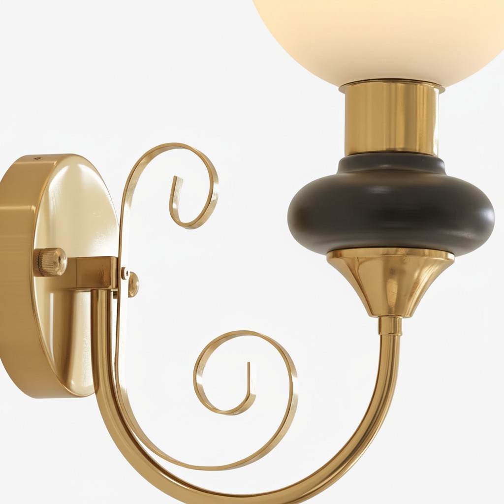 Noirvex Sculptural Metal Wall Lamp - Elegant Vertical Design for Living Spaces T577