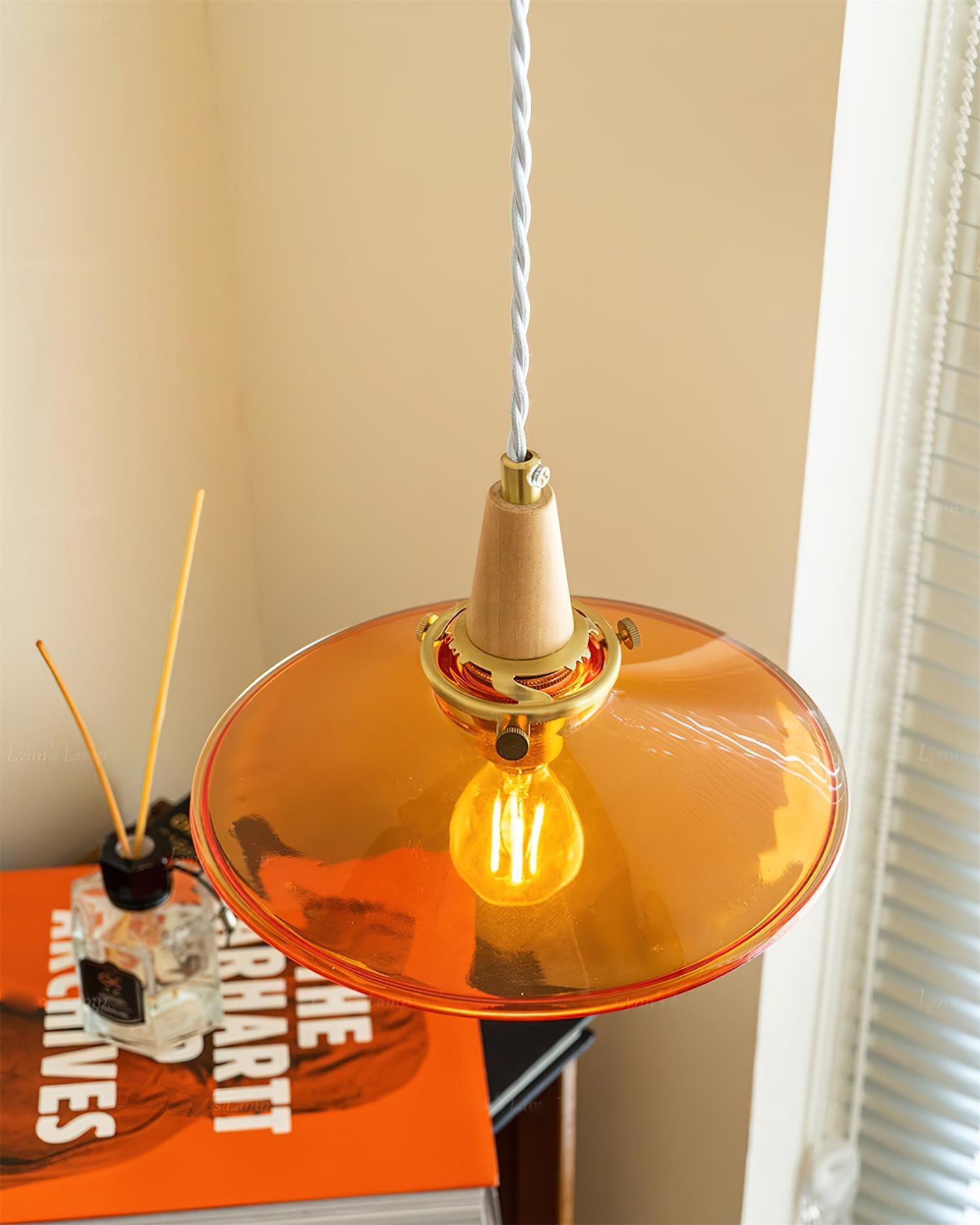 Nordic Brass Glass Pendant Lamp M286