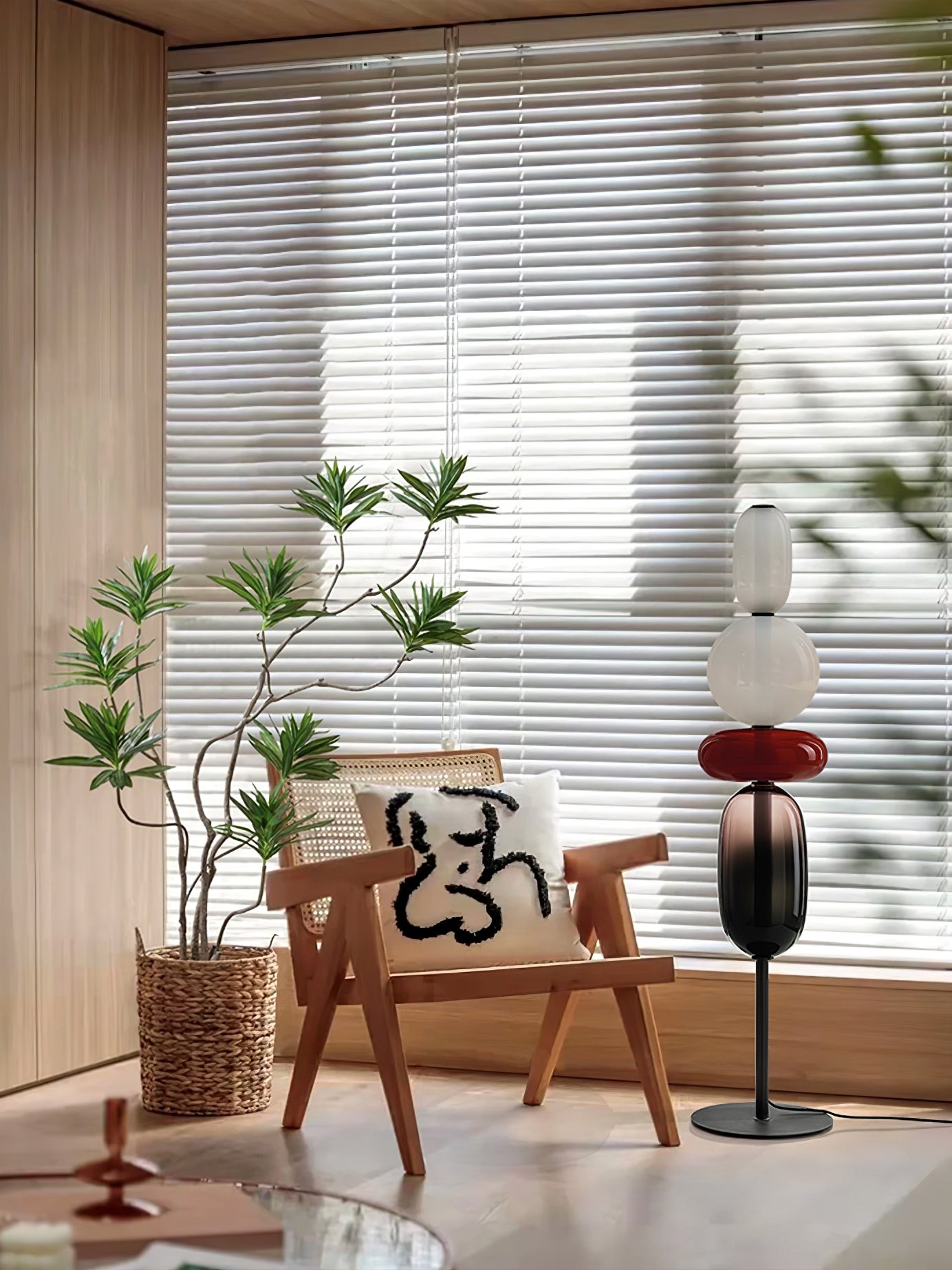 Nordic Creative Minimalist Luxury Glass Floor Light For Living Room M486