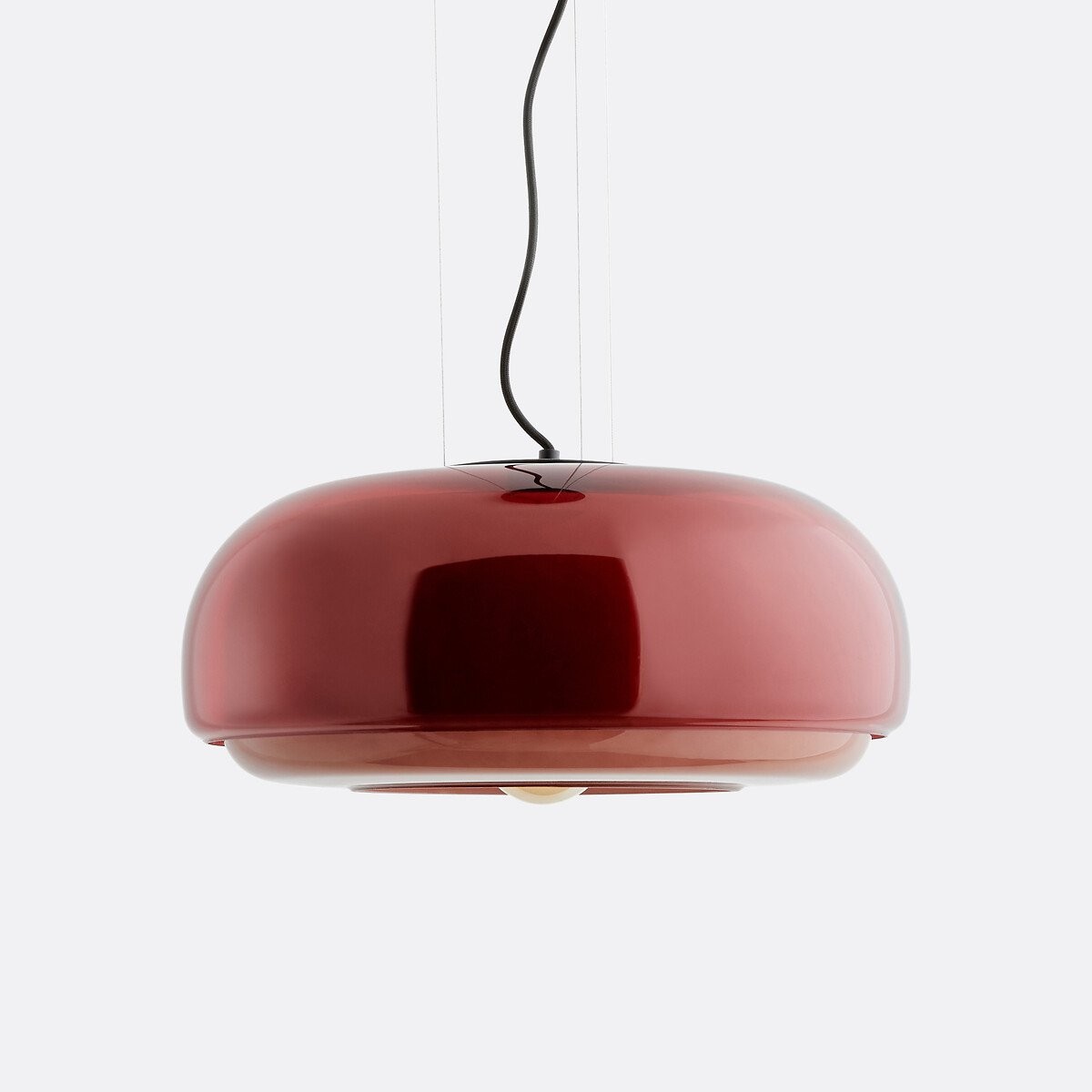 Clinco Modern Mushroom Pendant Light - Colored Glass Hanging Light T418