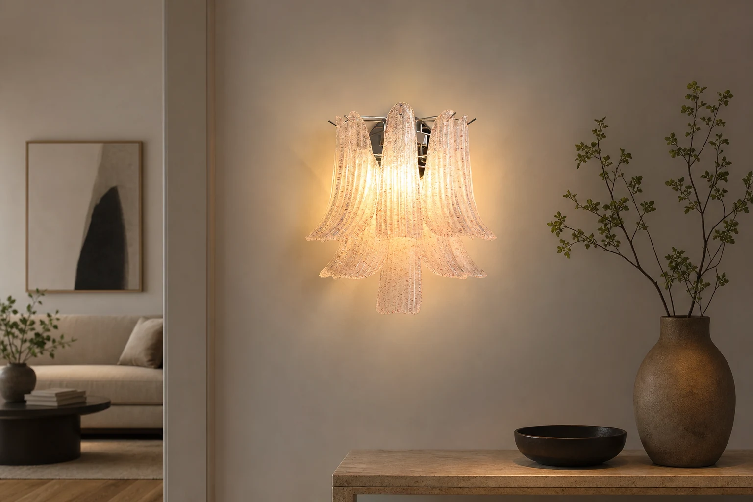 Kinkiet Nason D85 stylizowany na scenę lifestylową