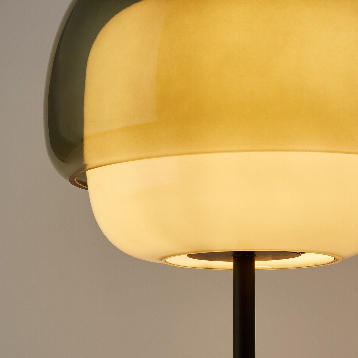 Clinco Modern Retro Glass Table Lamp - Mushroom Double Shade Design T415