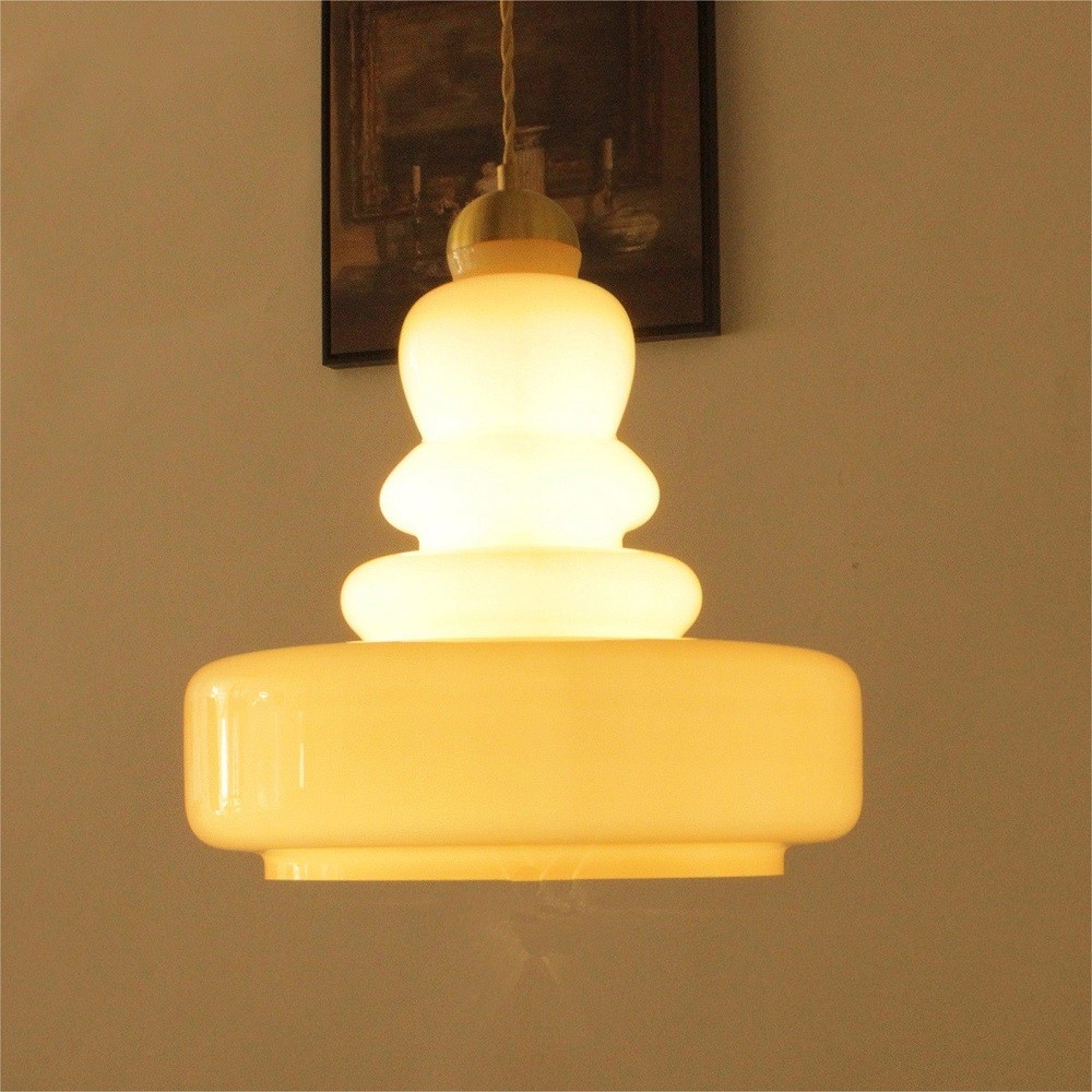 Bauhaus Vintage Gourd Glass Pendant Lamp S125