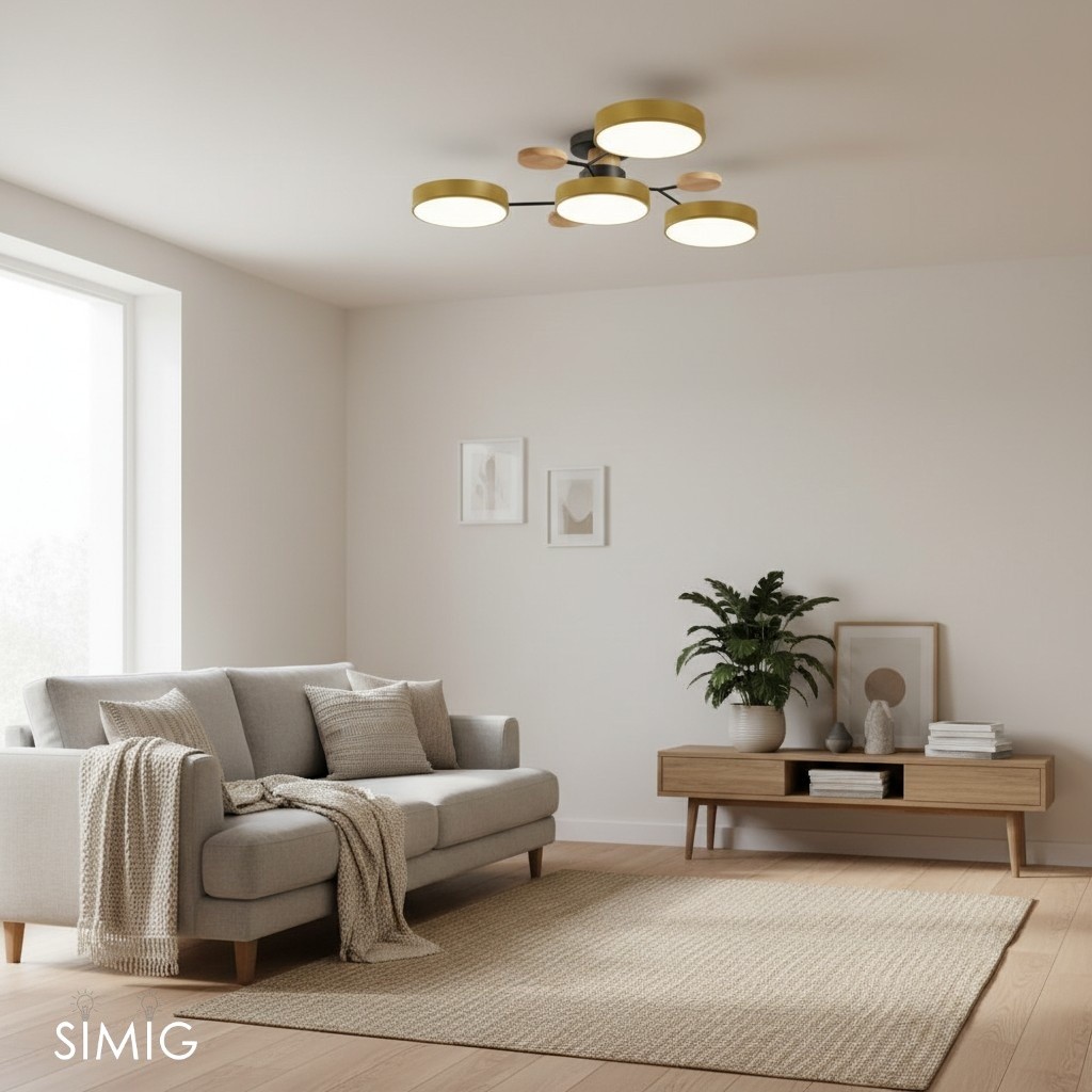 Nordic Modern Multi Disc Ceiling Lamp S94