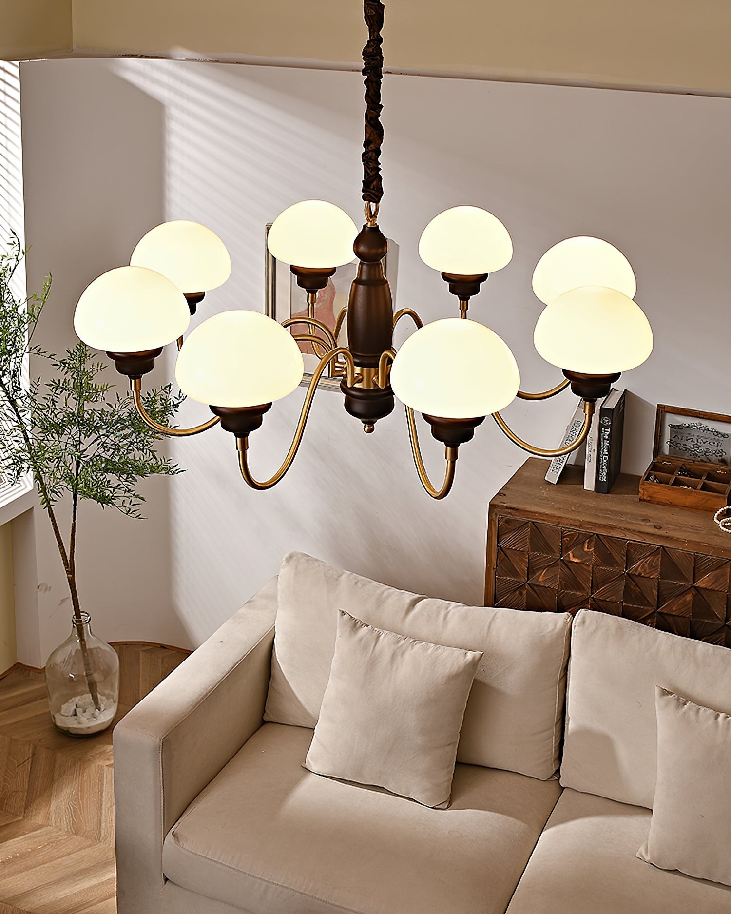 American Retro Mushroom Chandelier M232