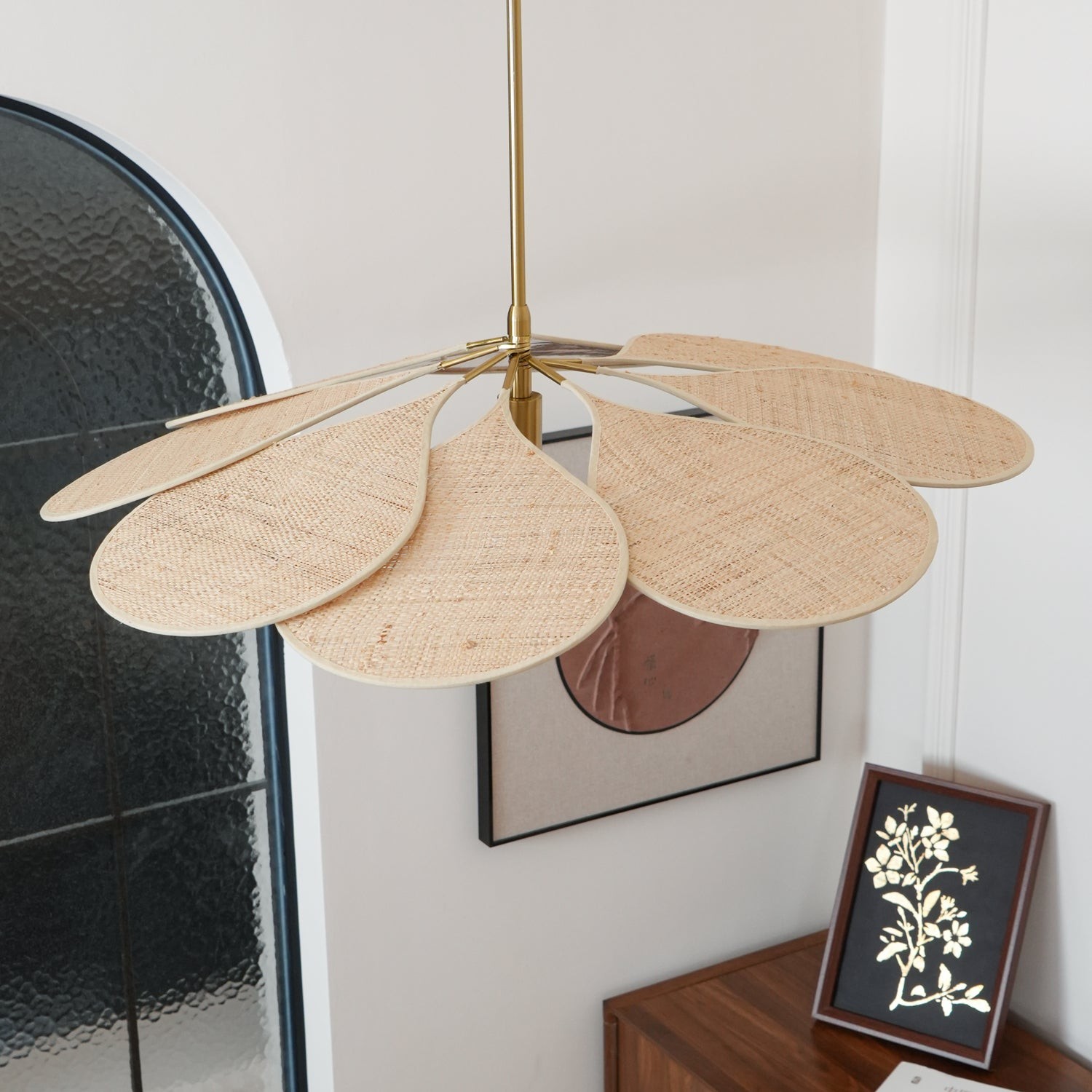 Petals Bloom Rattan Pendant Lamp M532