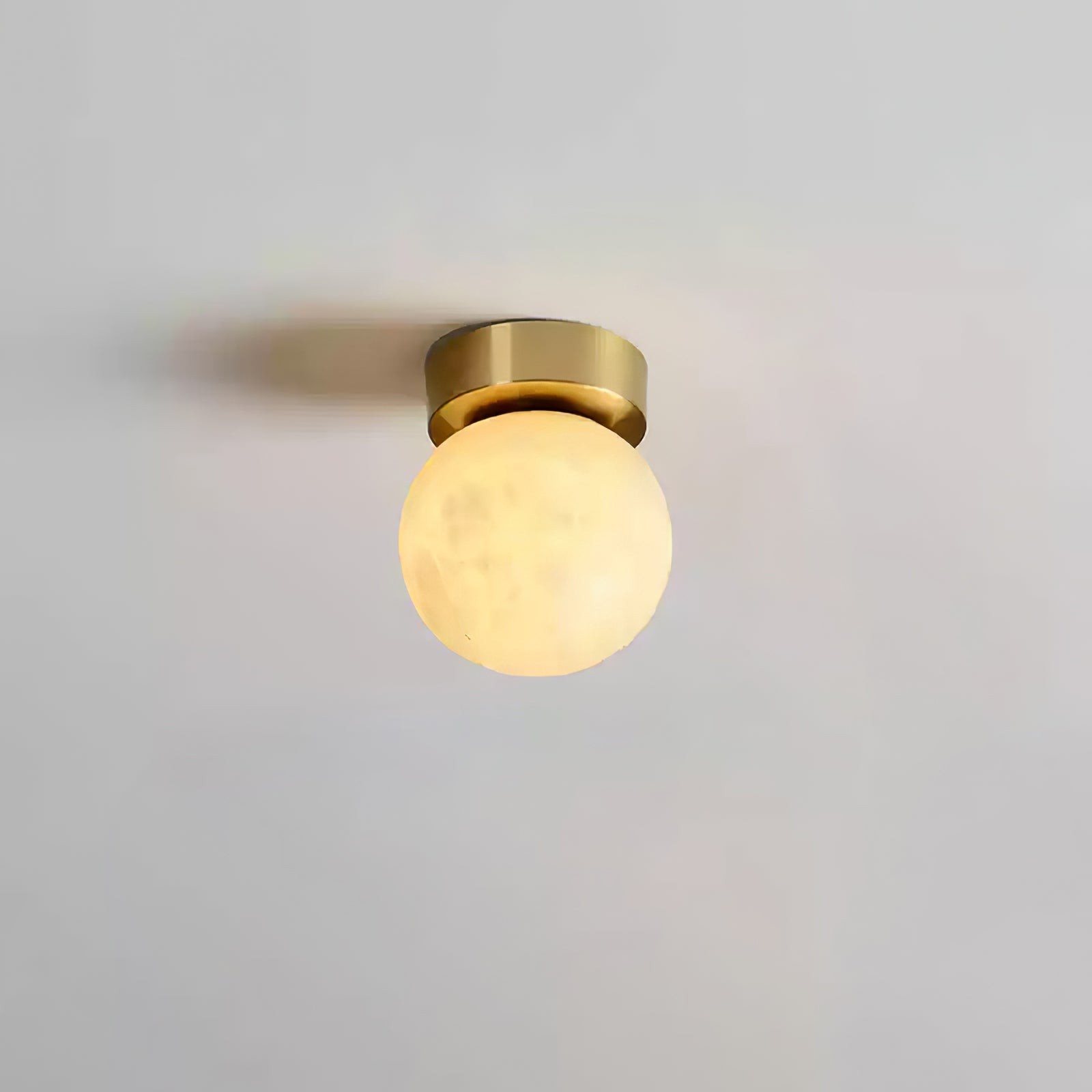 Moon Alabaster Ceiling Lamp M538