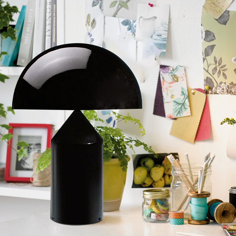 Modern Mushroom Metal Table Lamp for Bedroom