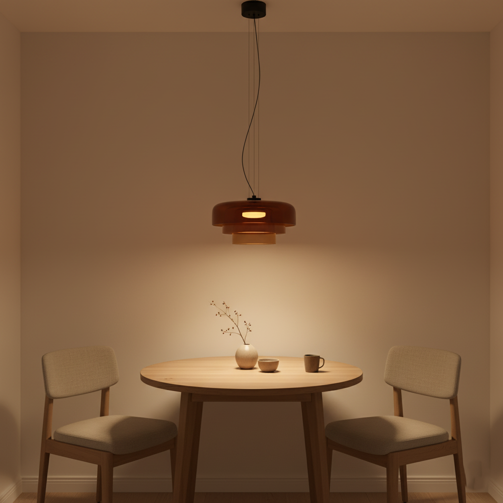 Nordic Celestial Glass Pendant Light D908