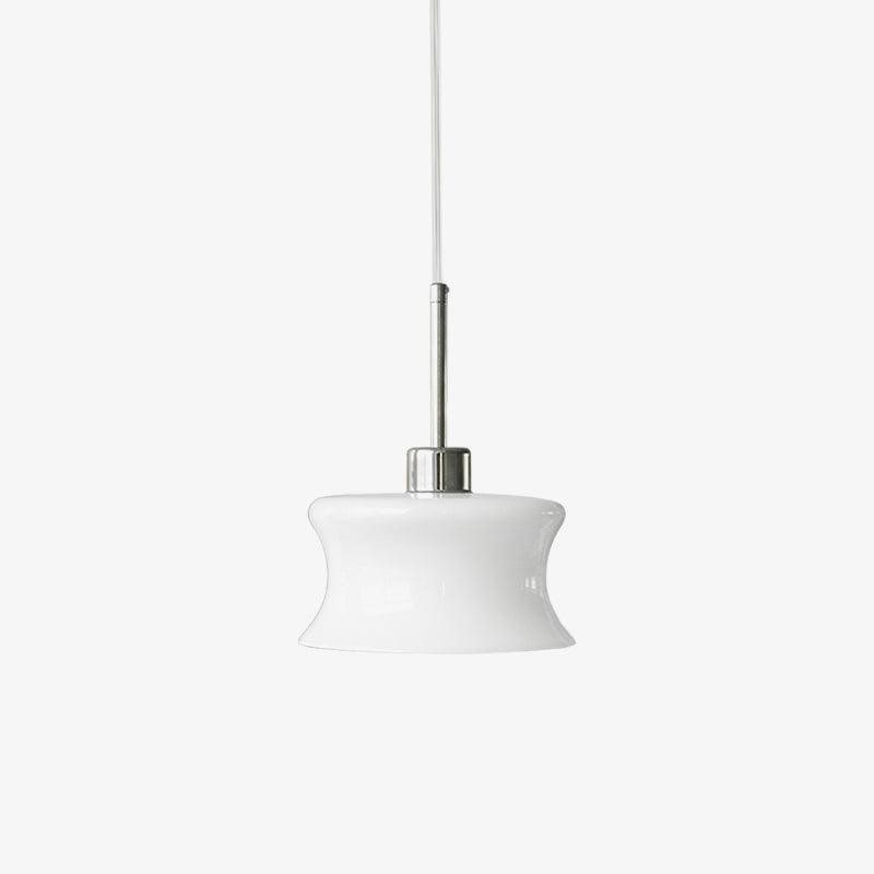 French Vintage Glass Window Pendant Lamp M496