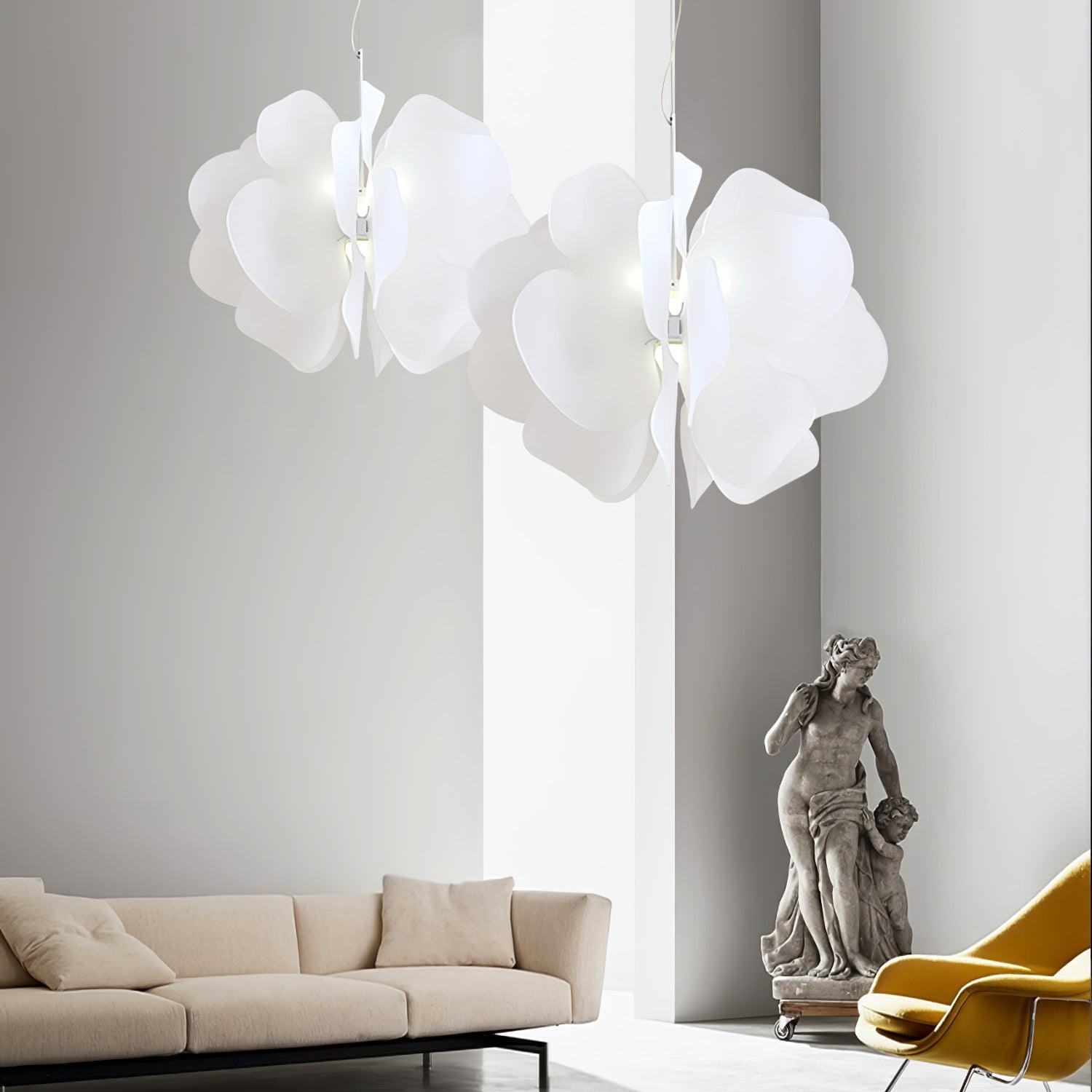 Modern Plastic Flower Design Pendant Lamp M43