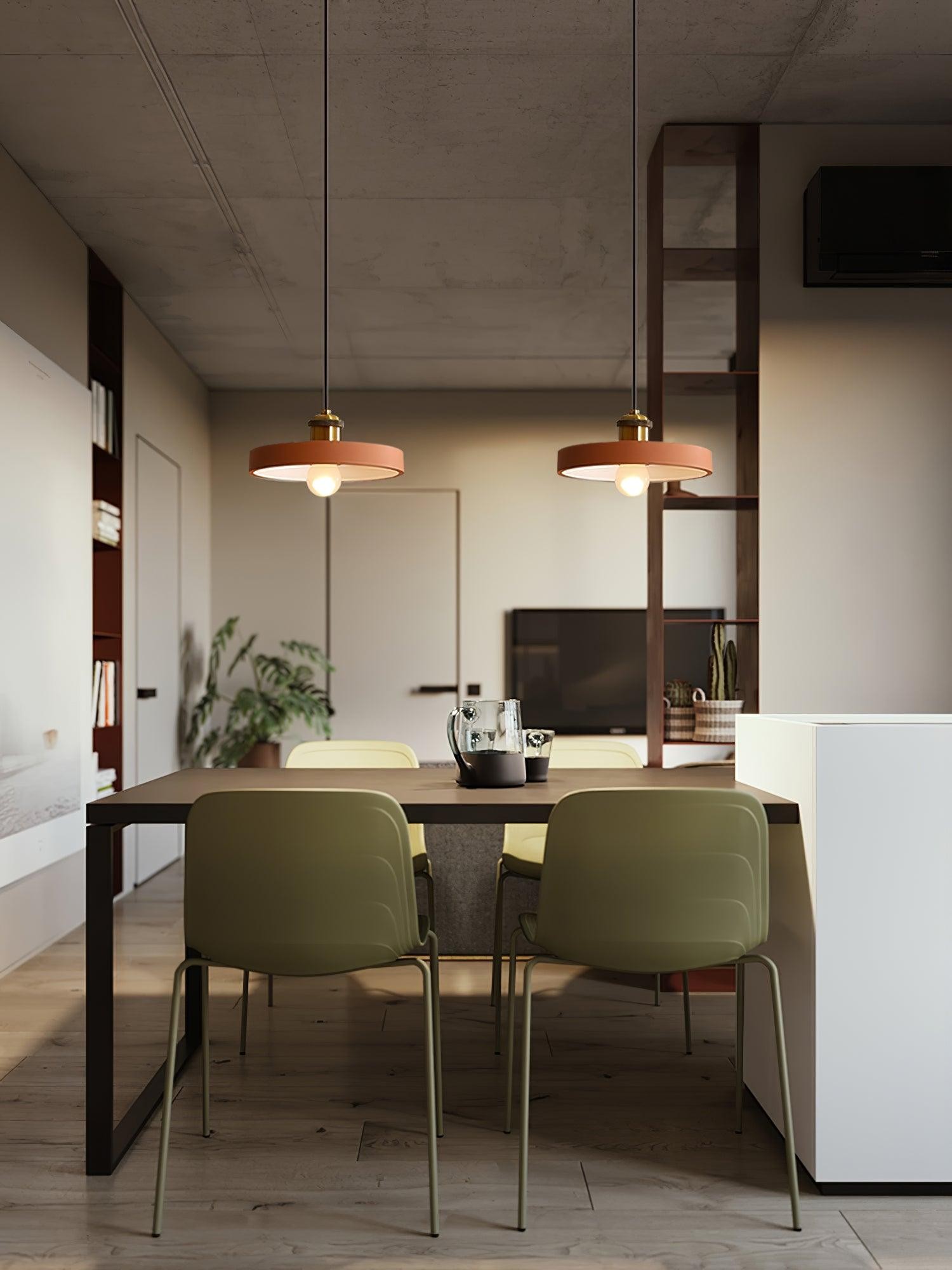 Modern Resin Geometric Pendant Lamp M432