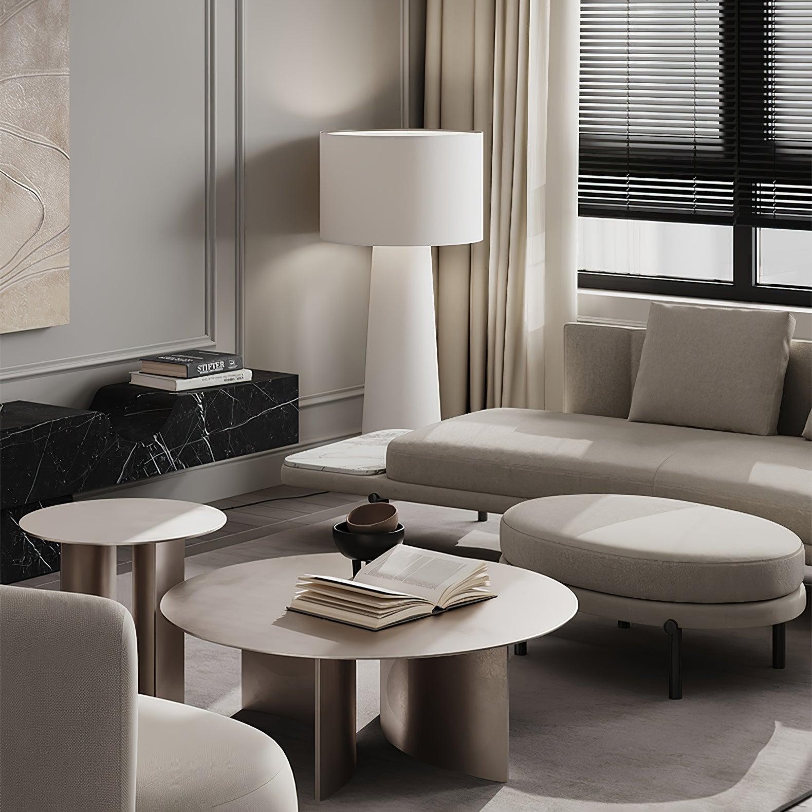 Column Fabric Floor Lamp Suitable For Living Room M76
