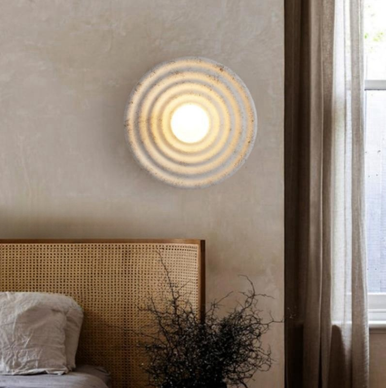 Japanese Wabi-sabi Round Indoor Wall Lamp M103