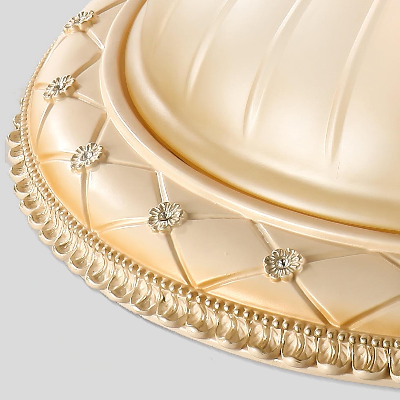 European Vintage Style Resin Ceiling Light for Bedroom M560