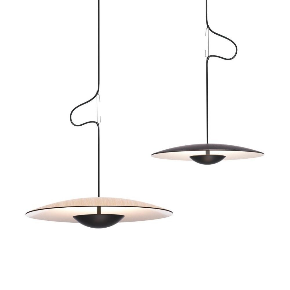 Indoor Ginger LED Suspension Lamp Above The Dining Table
