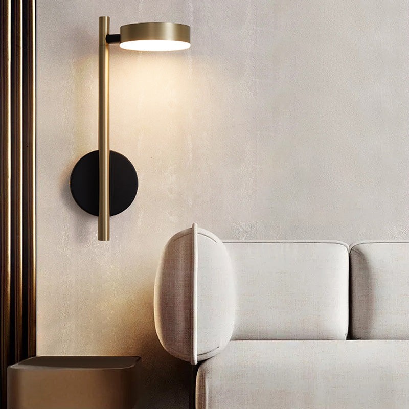 Italian Simple Round Metal Wall Lamp M72