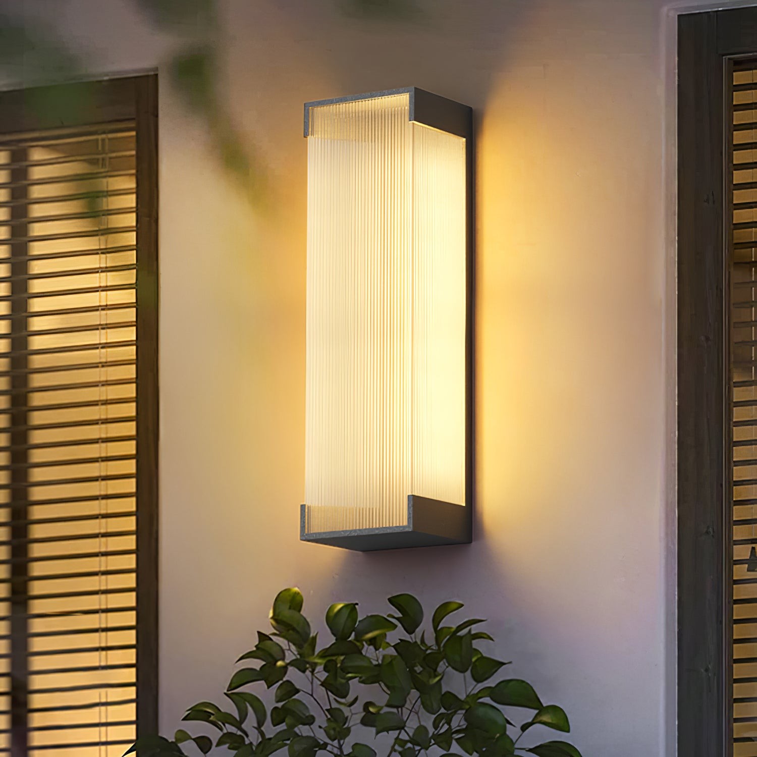 Rectangular Outdoor Wall Light M434