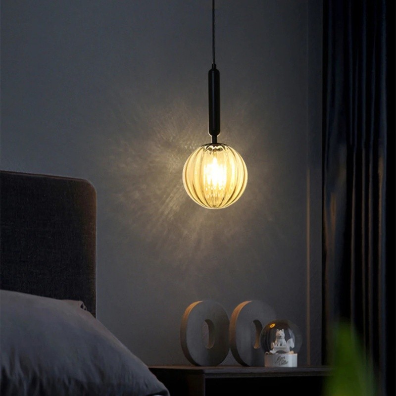 Nordic Stained Glass Ball Pendant Lamp S117