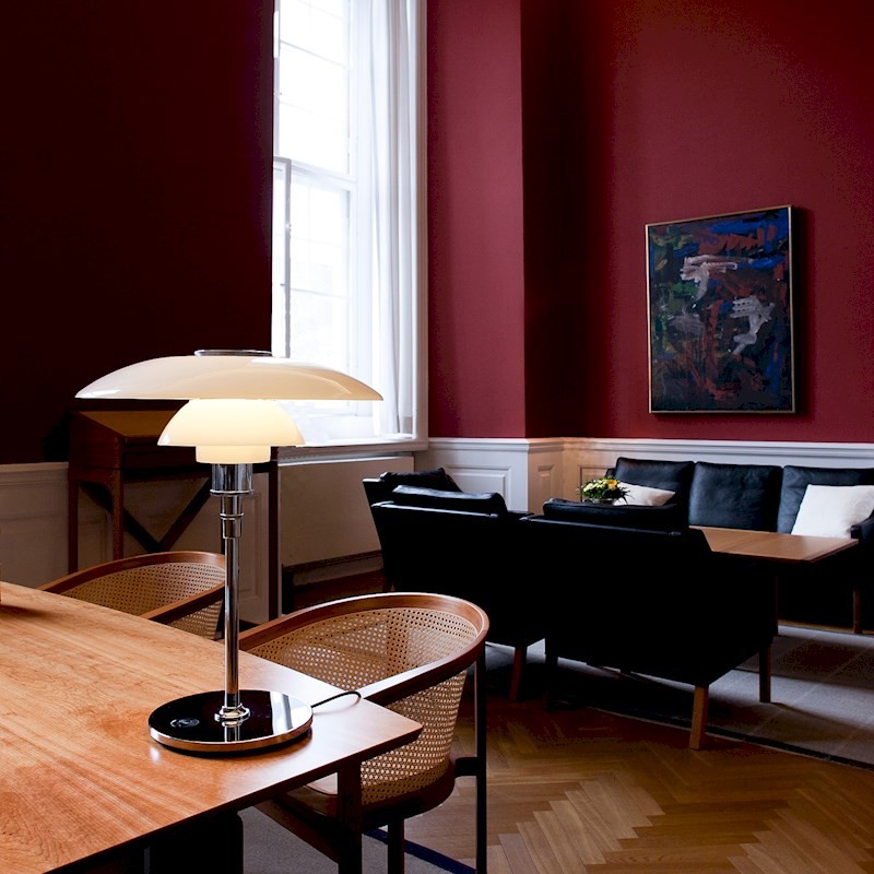 Danish Disc Multilayer Metal Table Lamp