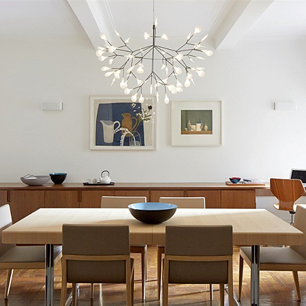 Scandinavian Branching LED Chandelier for Living Room