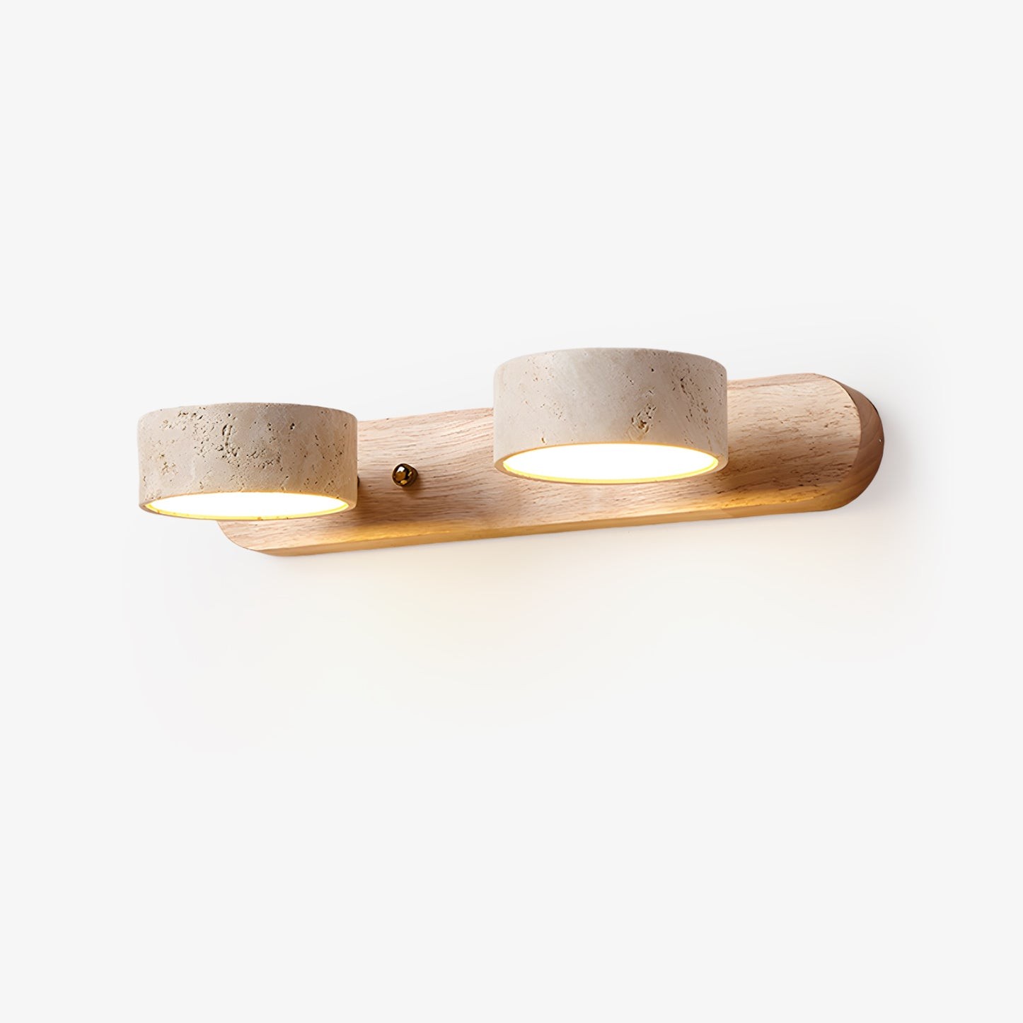 Natural Travertine Dual Wall Lamp G115
