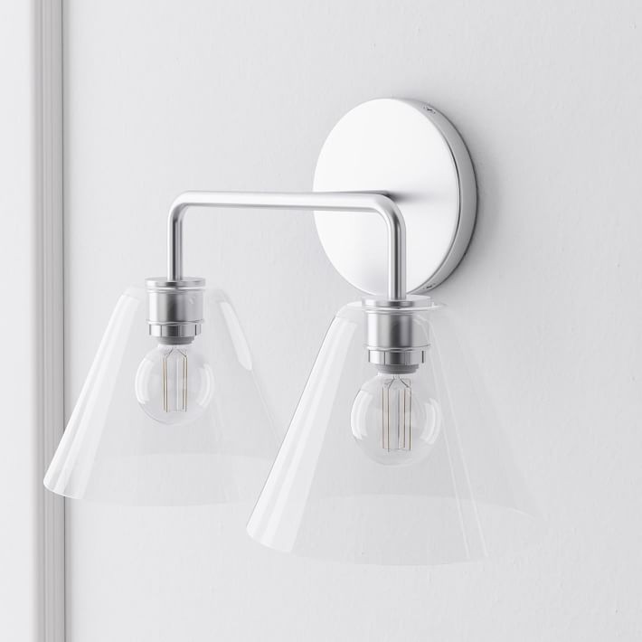 Conica Cone Wall Sconce - 1, 2, 3-Light Modern Glass Lighting T235
