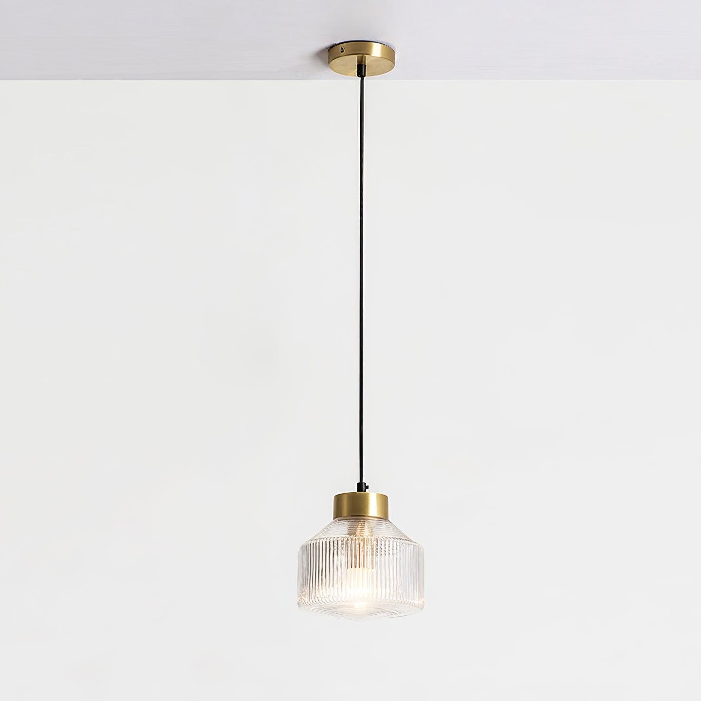Striped Spinning Top Pendant Light M21