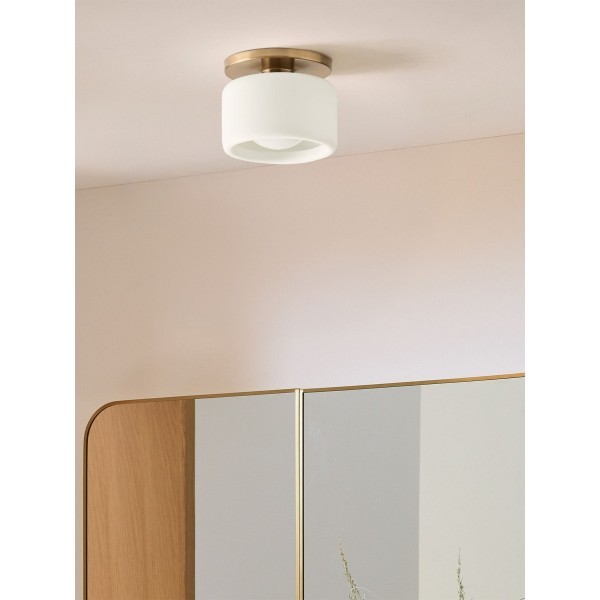Cerova Elegant Round Porcelain Flush Mount Ceiling Light T165