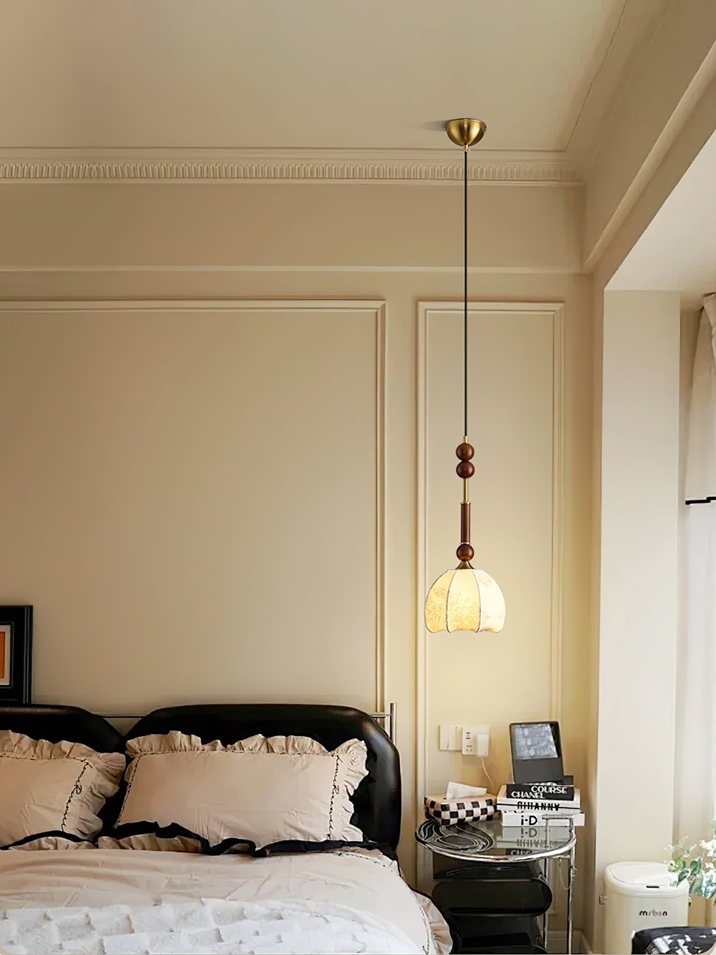 Retro Solid Wood Series Pendant Lamp M524