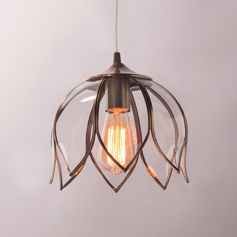 Retro Lotus Pendant Lamp D582