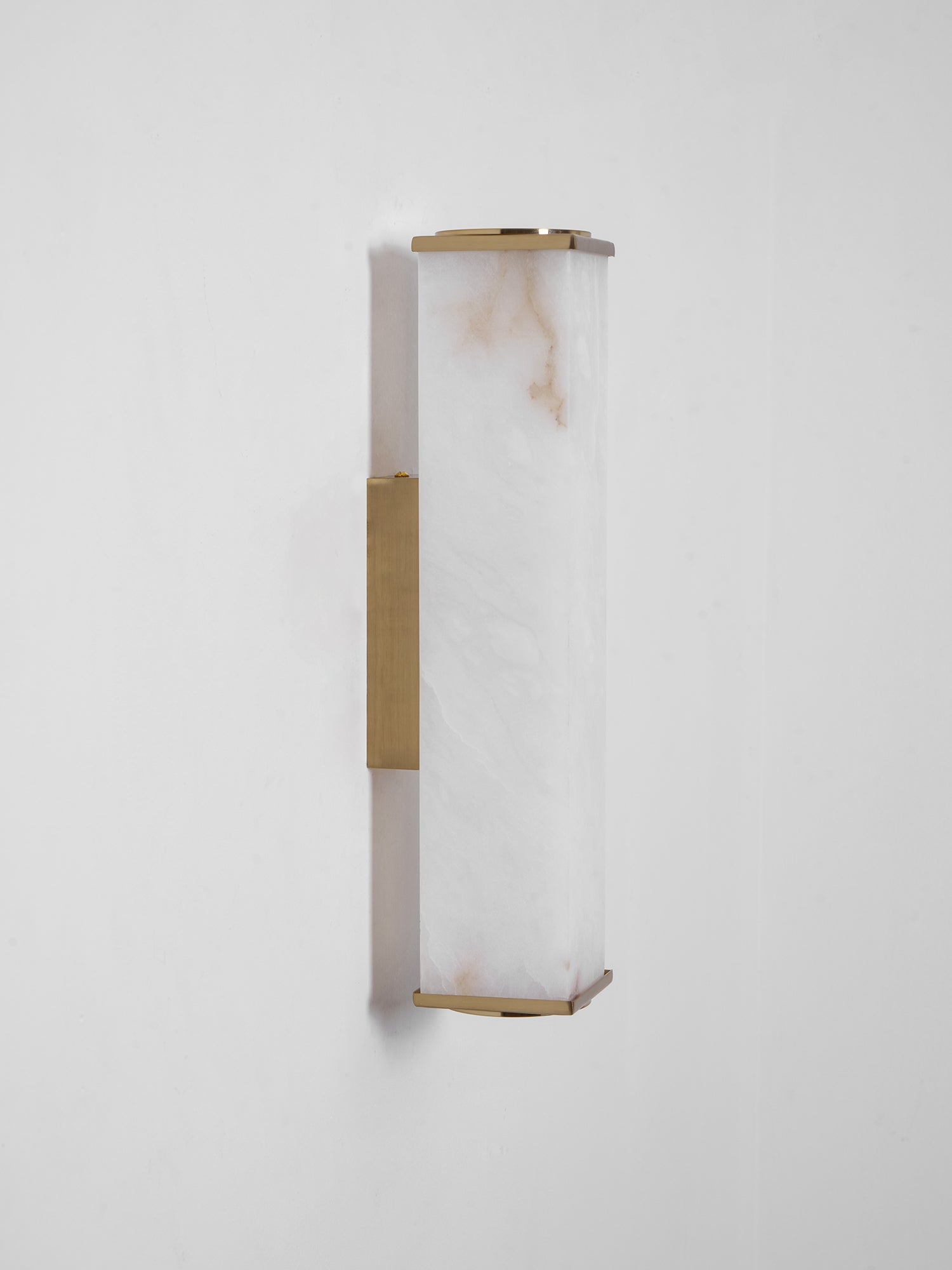 Cuboid Alabaster Wall Light D398