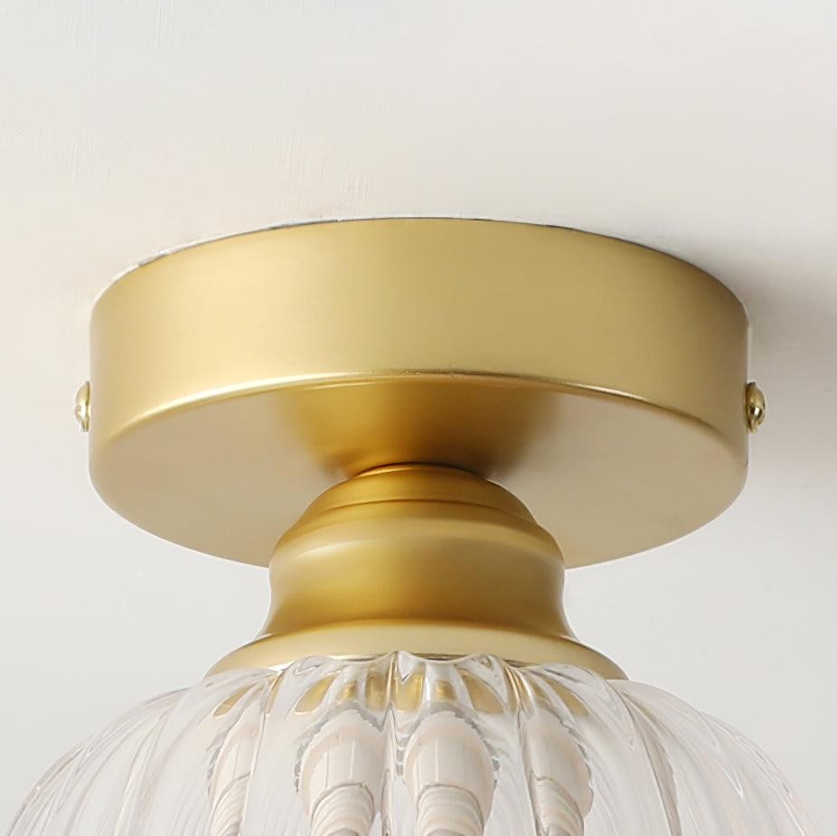 Vintage Glass Flower Ceiling Light M332