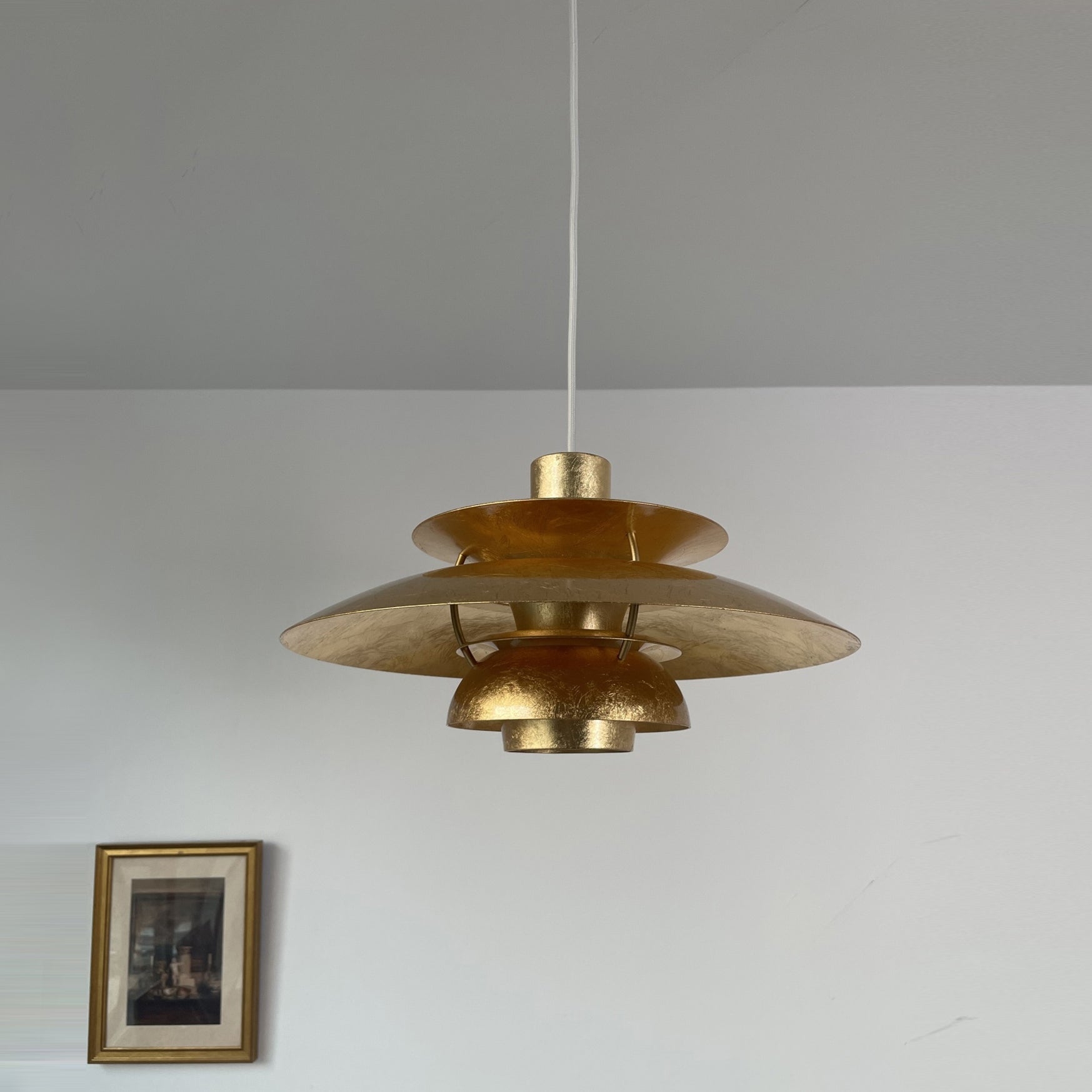 Gold Foil Layered Pendant Lamp D762
